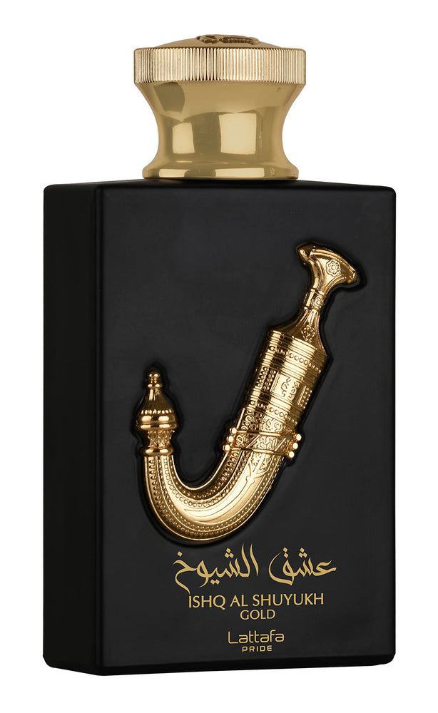 
                  
                    Lattafa Perfumes Ishq Al Shuyukh Gold | Eau De Parfum | Spray 3.4 Fl Oz | Unisex
                  
                