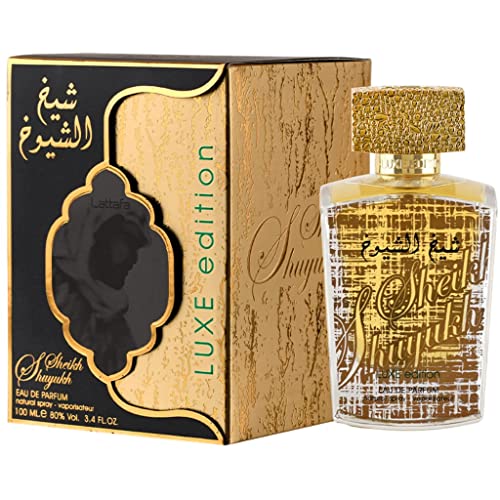 Lattafa Sheikh Al Shuyukh Luxe Edition | Eau de Parfum | Spray 3.4 Fl Oz | Unisex