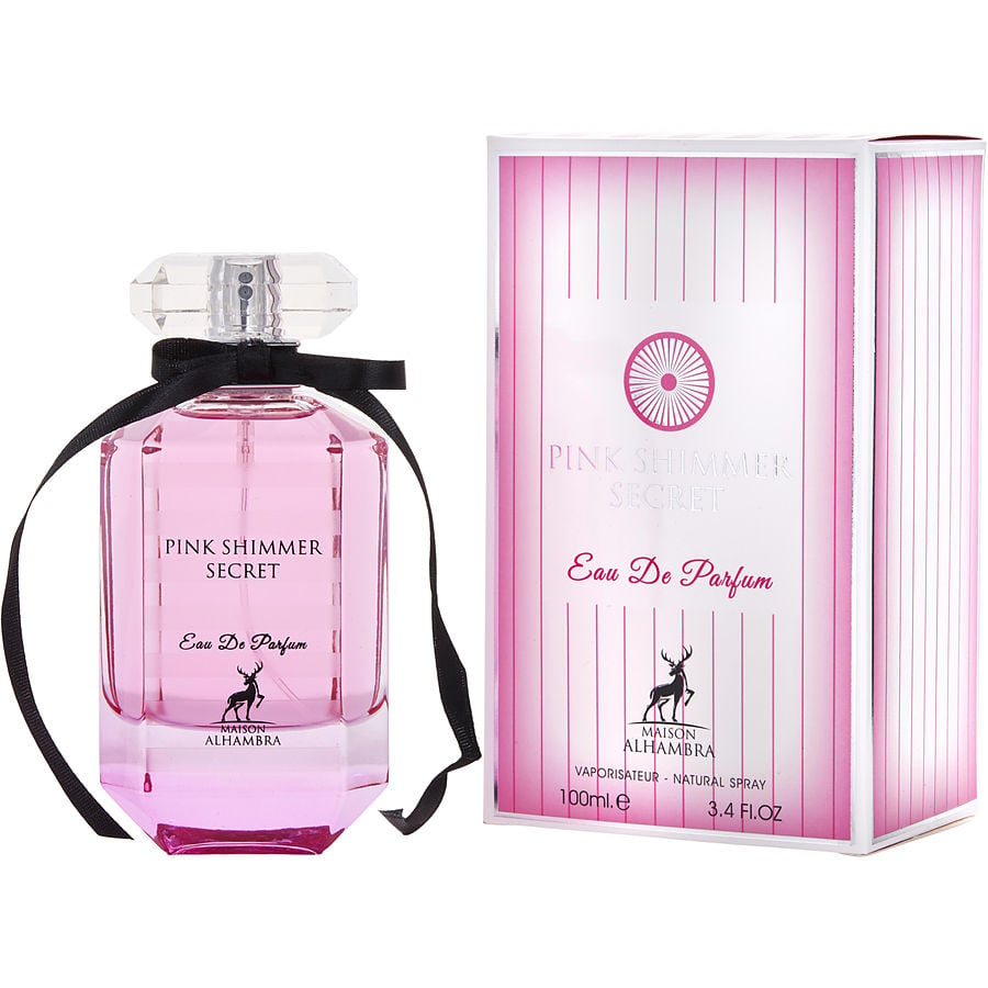 Maison Alhambra Pink Shimmer Secret | Eau De Parfum | Spray 3.4 Fl Oz | For Women