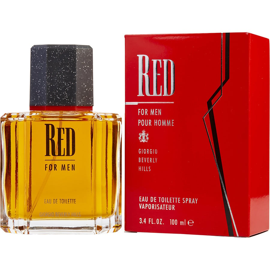 Red | Eau De Toilette | Spray 3.4 Fl Oz | For Men