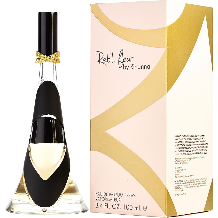 Rihanna Reb'l Fleur | Eau De Parfum | Spray 3.4 Fl Oz | For Women