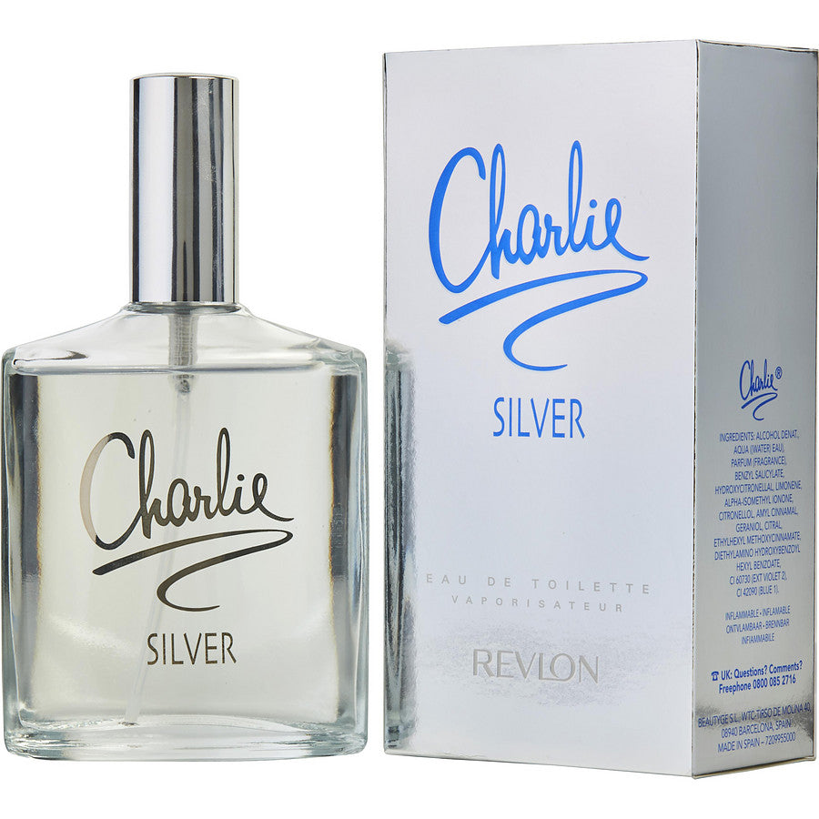 Charlie Silver  |  Eau De Toilette  | Spray 3.4 Fl Oz  | For Women