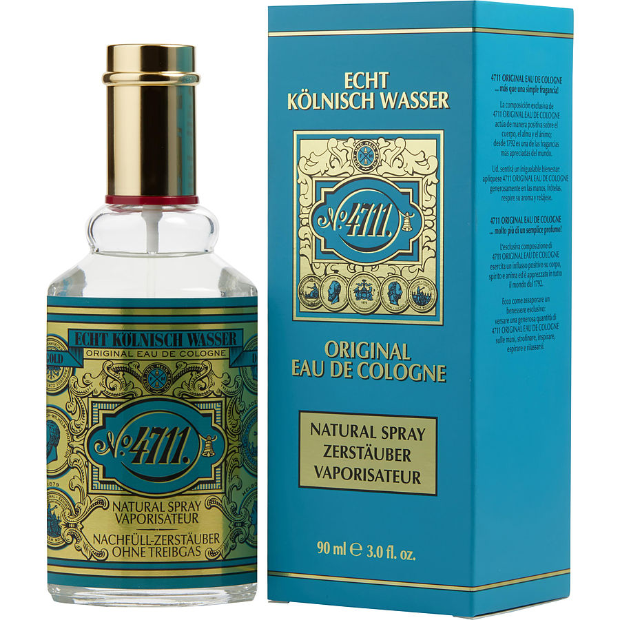 4711 | Eau De Cologne | Spray 3 Fl Oz | Unisex