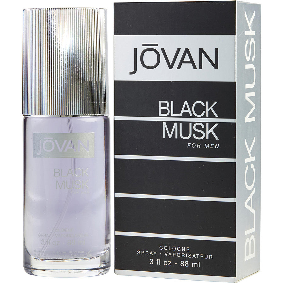 Jovan Black Musk | Cologne | Spray 3 Fl Oz | For Men