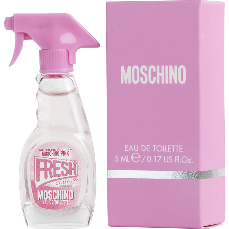 Moschino Pink Fresh Couture | Eau De Toilette | Mini Splash 0.17 Fl Oz | For Women