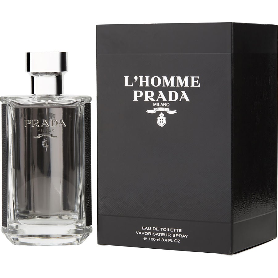 Prada L'Homme | Eau De Toilette | Spray 3.4 Fl Oz | For Men