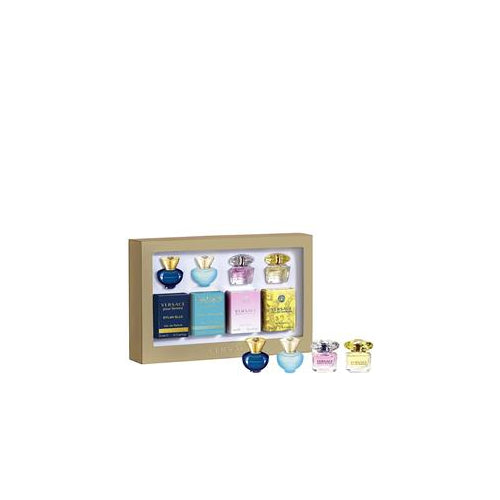 Versace Gifts & Sets Womens Mini Set | Dylan Blue 0.17 oz EDP | Dylan Turguoise EDT | Bright crystal EDT | yellow diamond EDT