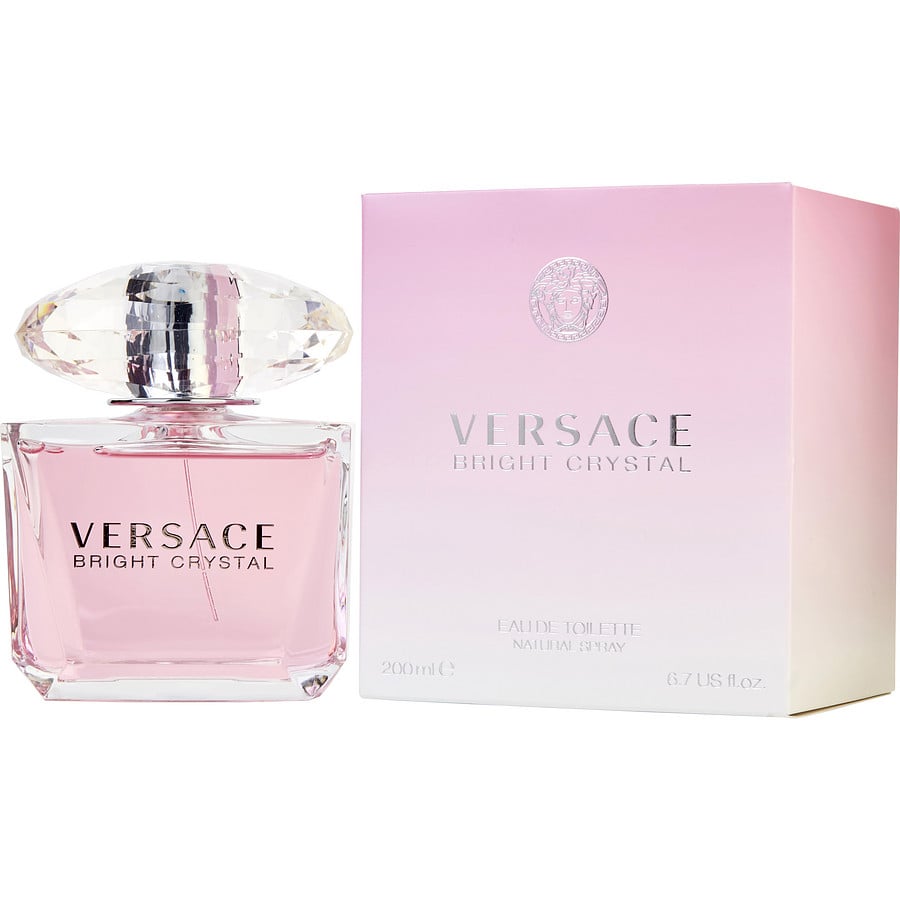 Versace Bright Crystal | Eau de Toilette | Spray 6.7 Fl Oz | For Women
