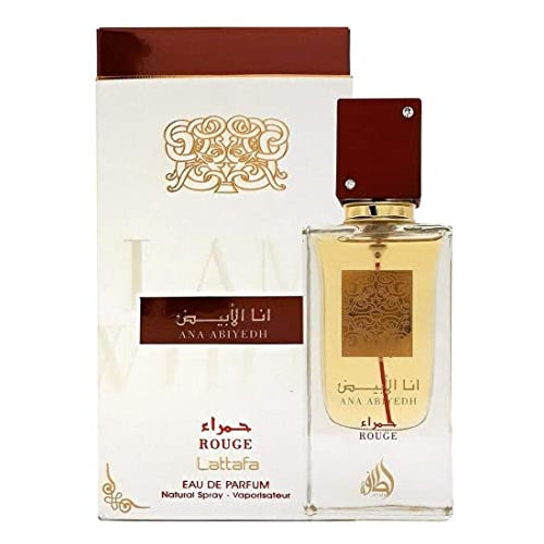 Lattafa Ana Abiyedh Rouge | Eau De Parfum | Spray 2.0 Fl Oz | UNISEX