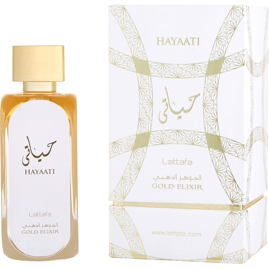 Lattafa Hayaati Gold Elixir | Eau De Parfum | Spray 3.4 Fl Oz | UNISEX