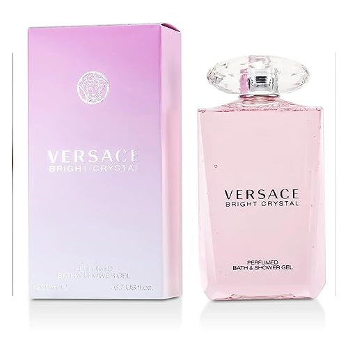 Versace Bright Crystal | Perfumed Bath and Shower Gel | 6.7 fl. oz | For Women