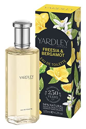 Yardley London Freesia and Bergamot | Eau de Toilette | Spray 4.2 Fl Oz | For Women