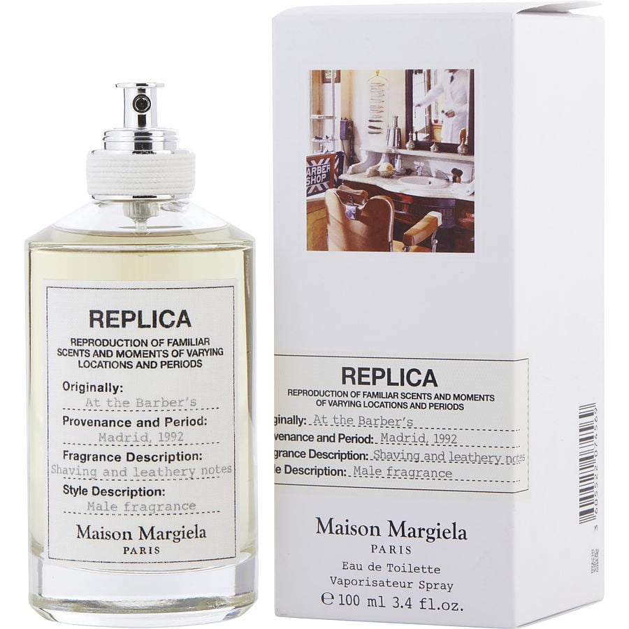 Replica At The Barber'S | Eau De Toilette | Spray 3.4 Fl Oz | For Men